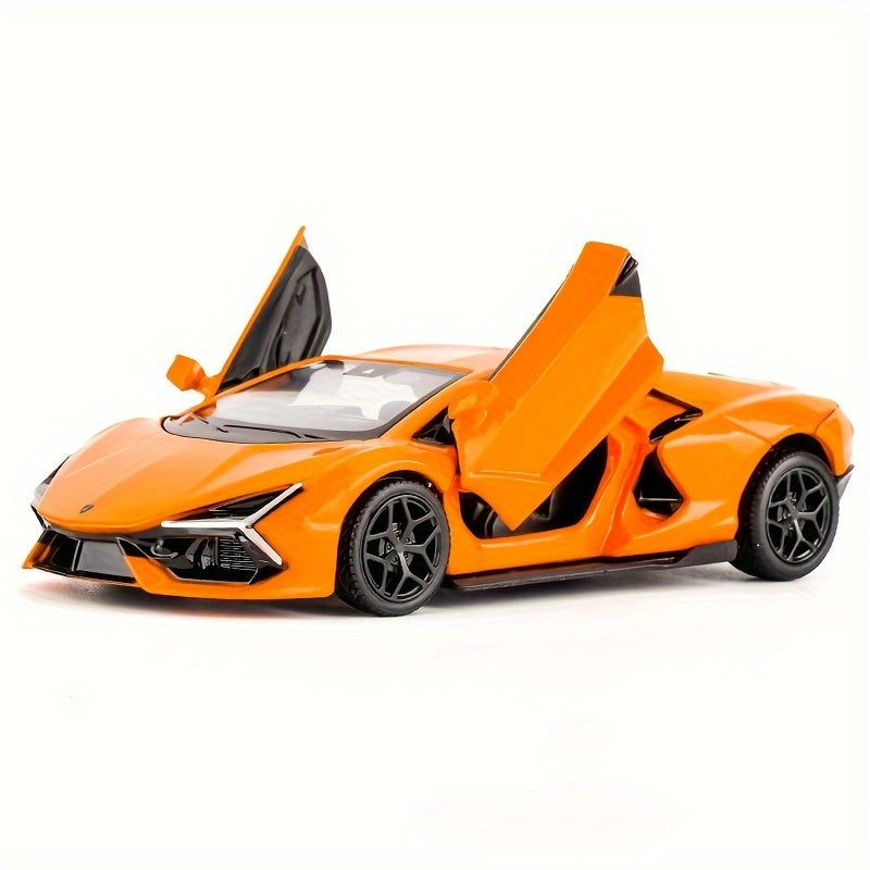 Lamborghini Diecast Car Model 1:36 Scale Alloy Pullback with Openable Doors, Aerodynamic Supercar Replica — image 1