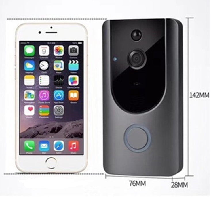 Smart WiFi Video Doorbell Camera with Chime - Night Vision Security