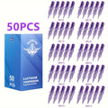 Tattoo Cartridge Needles 30 50pcs Purple RL RS RM M1 Mixed Sizes - Tuffking Disposable for Temporary Body Art, Festivals and 