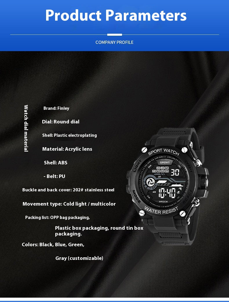 Fashion Electronic Watch For Teenagers And Students