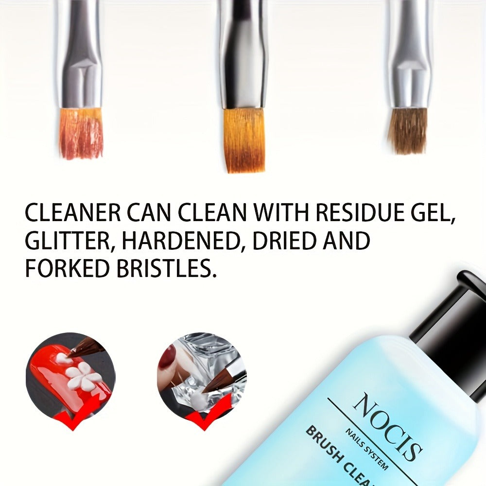 Acrylic Nail Brush Cleaner & Conditioner 2-Pack Wash Pen for Home and Salon Manicures, with the Listed Configuration — image 