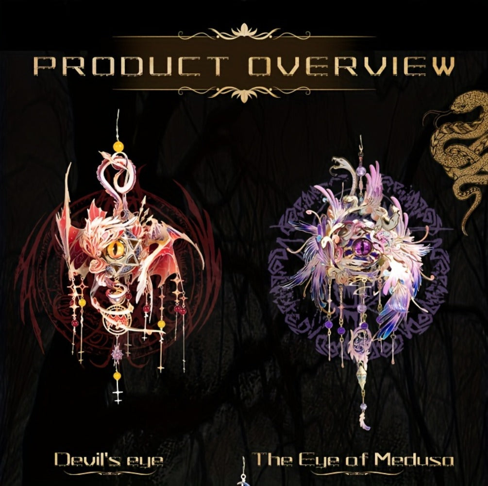 3D Metal Puzzle Model Kit, God's Eye & Angel's Eye MU Assembly, Laser-Cut DIY Craft, Artistic Home & Office Decor — image 15