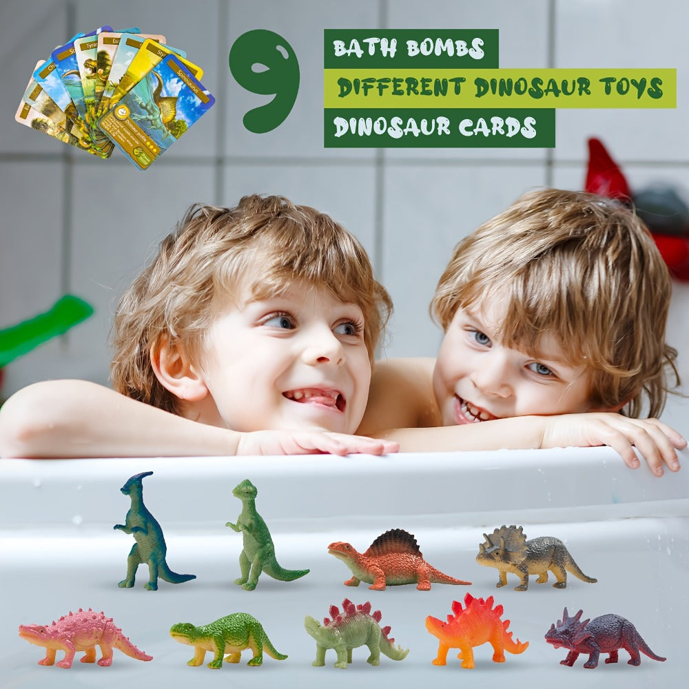 Dinosaur Egg Bath Bombs with Surprise Inside 9 Pack – Kids Fizzy Bath Balls with Hidden Dinosaur Toy — image 9