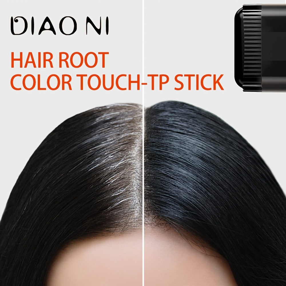 Portable Gray Root Cover Stick 2pcs, Disposable Hair Root Touch-Up with Plant-Based Squalane, Instant Gray Coverage — image 1