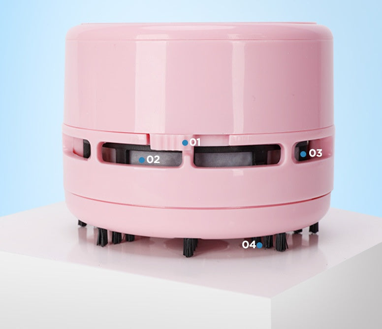 Mini Desktop Vacuum Cleaner - Portable Keyboard & Desk Cleaner