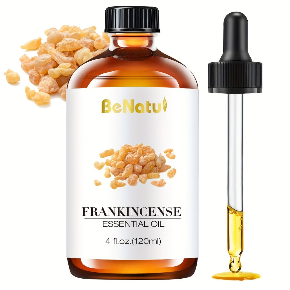 120ml Essential Oil Bottle with Frankincense, Lemon, Lemongrass or Rosemary Labels and 1- or 2-Bottle Options — image 5
