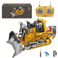 RC Bulldozer 9-Channel 2.4GHz Remote Control, Multifunctional Engineering Vehicle Toy with Alloy Metal Cover — image 14