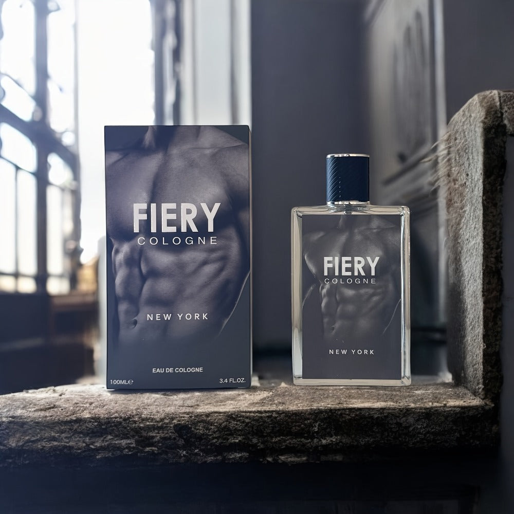 Eau de Parfum Fiery New York for Men in Dark Architectural Bottle with Citrus-Spice Source Profile — image 1
