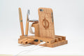 Bamboo Wood Phone & Apple Watch Charging Stand - Multi-Function Desktop Holder