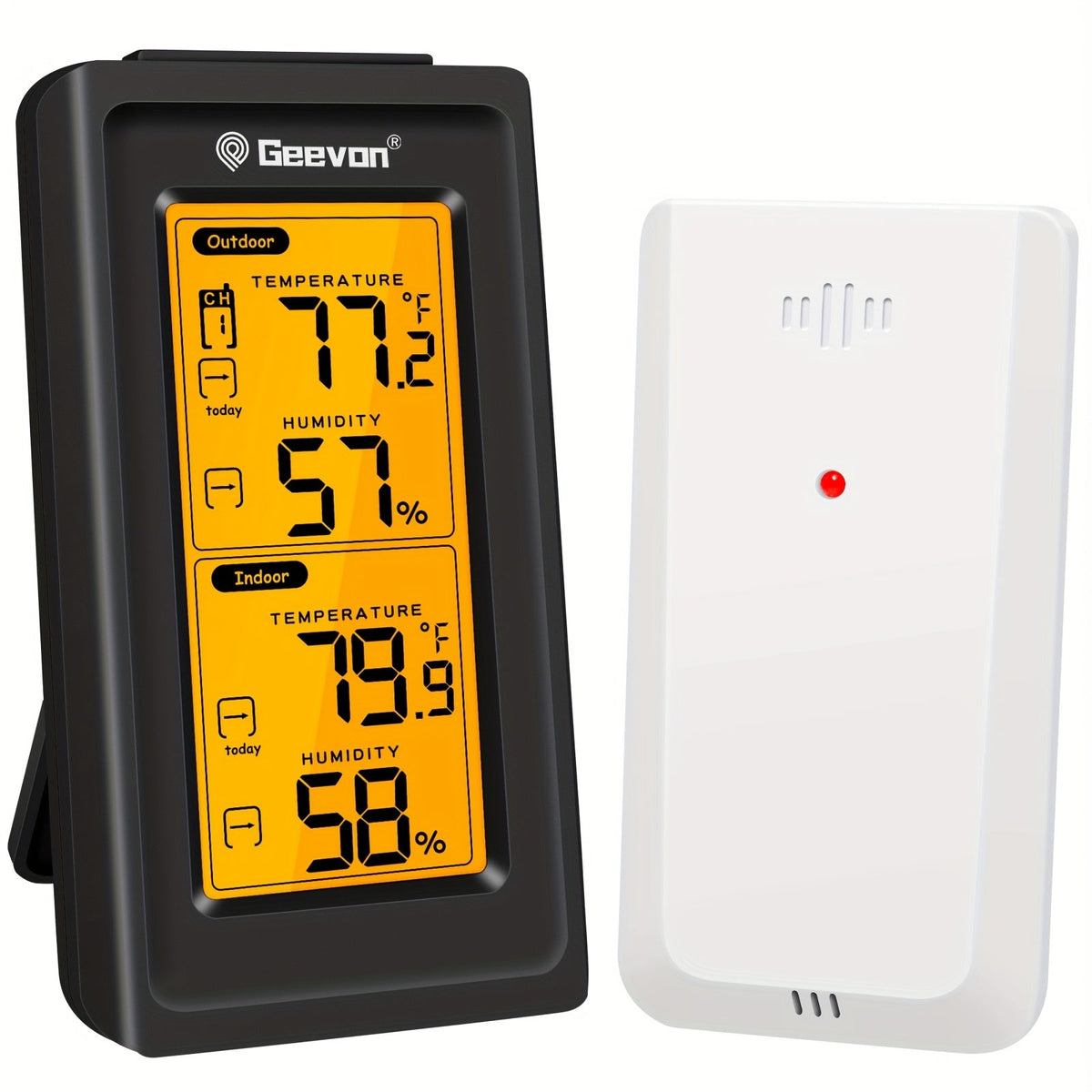 Wireless Thermometer | Digital LCD Indoor Outdoor 3 Sensor Baby Room — image 2