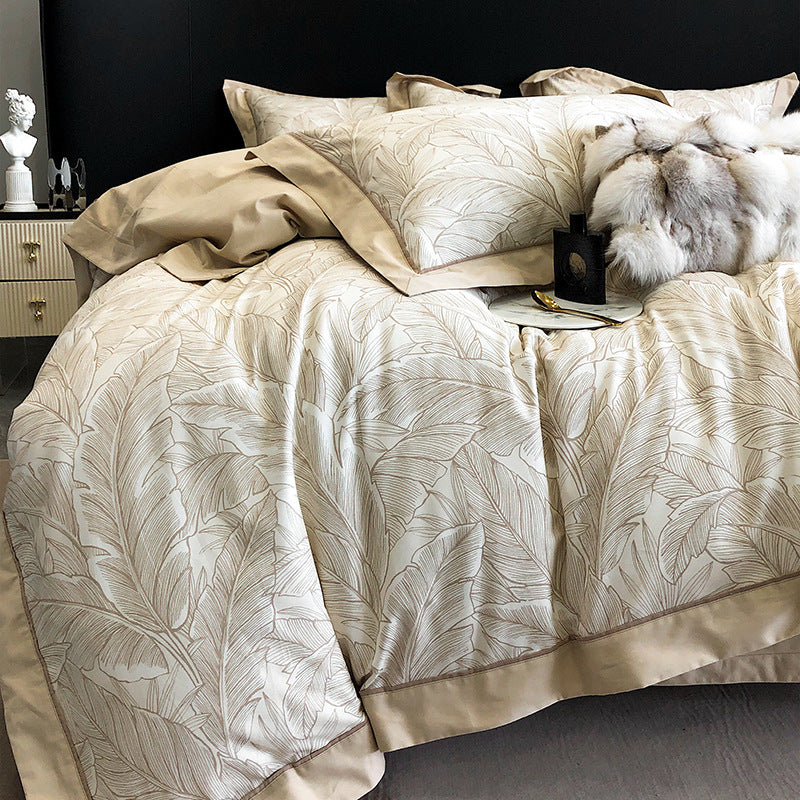 Long-staple Cotton Printed Four-piece Bedding Set Cotton Bedding