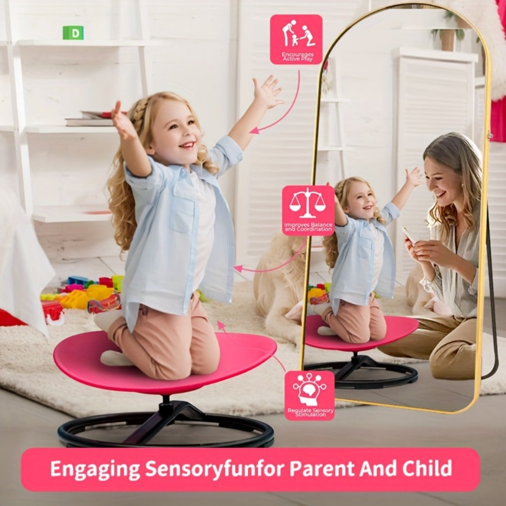 Kids Sit & Spin Sensory Chair, Sturdy Motor Skills Trainer for Sensory Play, Indoor & Outdoor Use — image 9