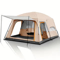 Camping Tent Two-Room Family Cabin with Shared Hall, Mosquito-Net Panels and Two Capacity Options — image 1