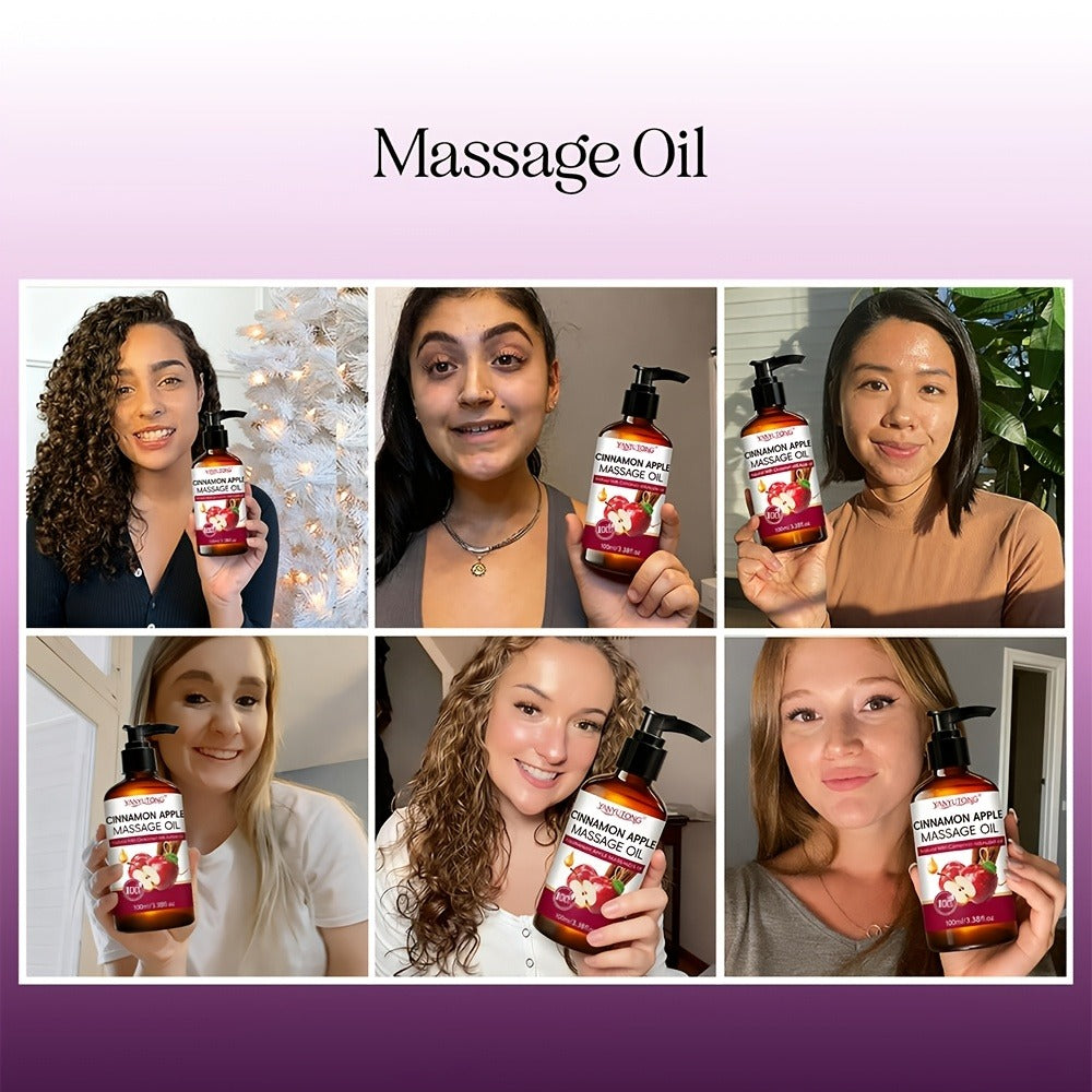 100 ml Pump-Bottle Massage Oil in Lavender, Sakura, Cinnamon Apple or Rosemary, Plus Five-Bottle Gift Set — image 10