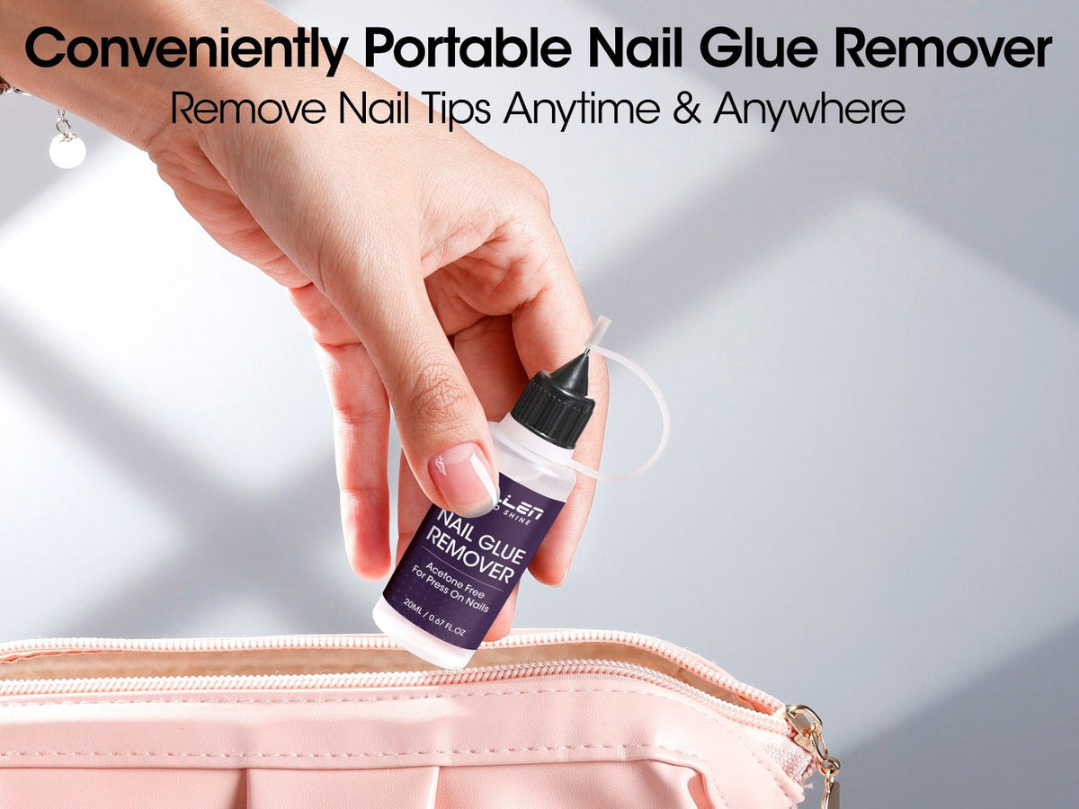 Nail Glue Remover 20ml Precision Needle Applicator Acetone Free – Fast Acting No-Mess Formula for Press On Nails Gel X Nail T