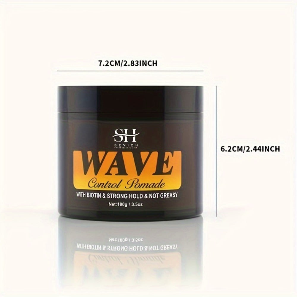 Wave Pomade Set for Men 360 Waves, Glycerin Formula Silky Shine, 4-Piece or 5-Piece Bundle with Silky Durag & Wave Brush — im