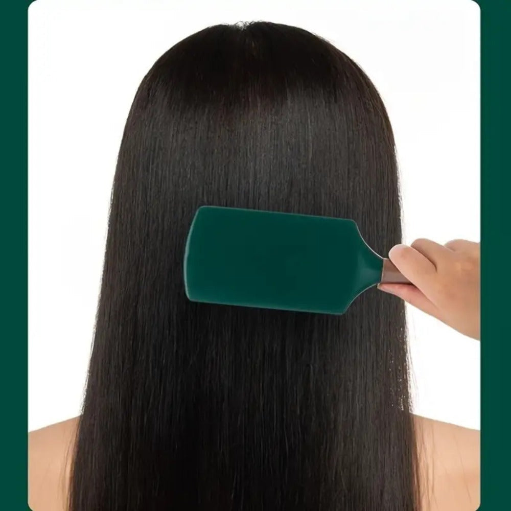 Hair Accessories Five-Piece Green Brush and Comb Set with Cushion Brush, Pick and Styling Tools — image 8