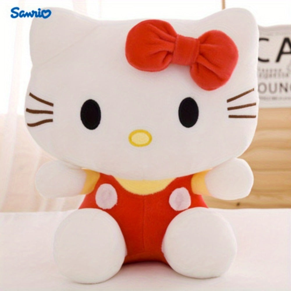 Plush Toy Kawaii Cat Doll with Pink or Blue Color Options, Bow Detail and Soft Fabric for Room Decor — image 7
