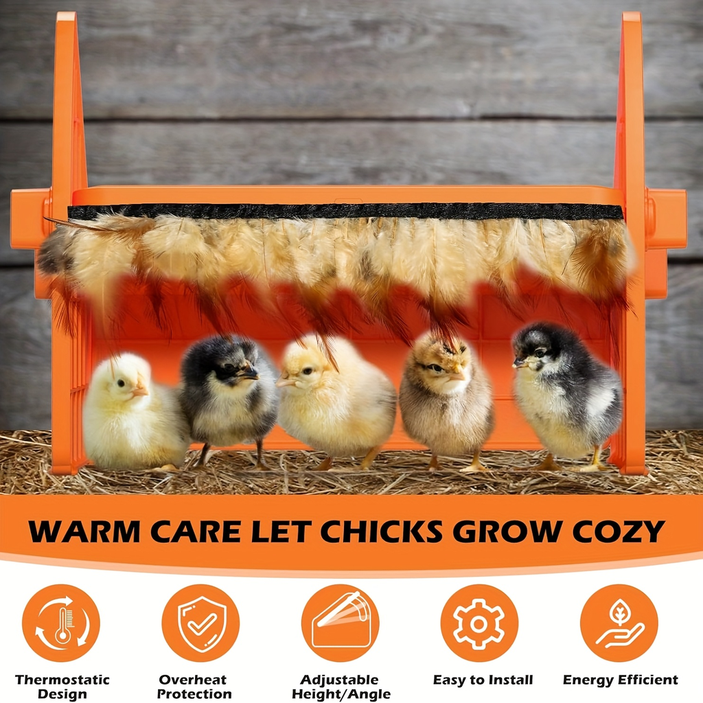 Chick Brooder Plate with Adjustable Height for Up to 10 Chicks, Poultry Warmer for Ducklings, Turkeys — image 4