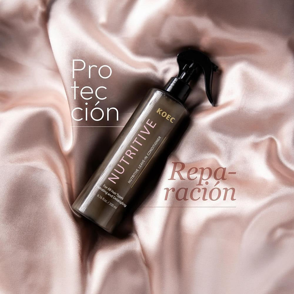 Leave-In Conditioner Spray 2 Bottles 13.53oz Detangler with Snail Serum Anti-Frizz Deep Conditioning Shine-Boosting Moisturiz