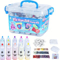 Tie Dye Kit 24 Colors All-in-One Set for Kids Teens Adults & Beginners, Squeeze Bottles Gloves Rubber Bands Carry Case — imag