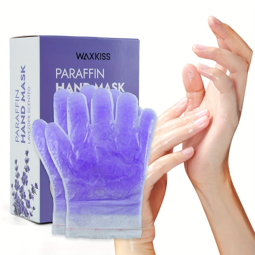 Paraffin Wax Moisturizing Hand & Foot Mask WAXKISS – Non-Greasy Skin Softening Treatment Lavender & Grapefruit Scent — image 