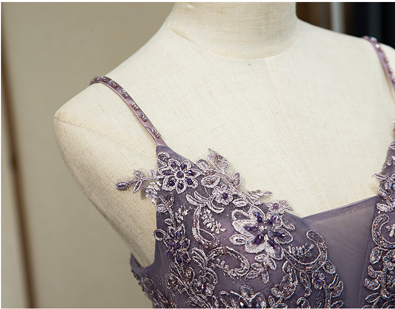 Banquet Evening Dress Female Purple