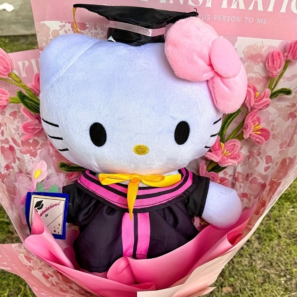 Hello Kitty Graduation Cap and Gown Set, Officially Licensed Sanrio Doctoral Cap & Bachelor Gown — image 12