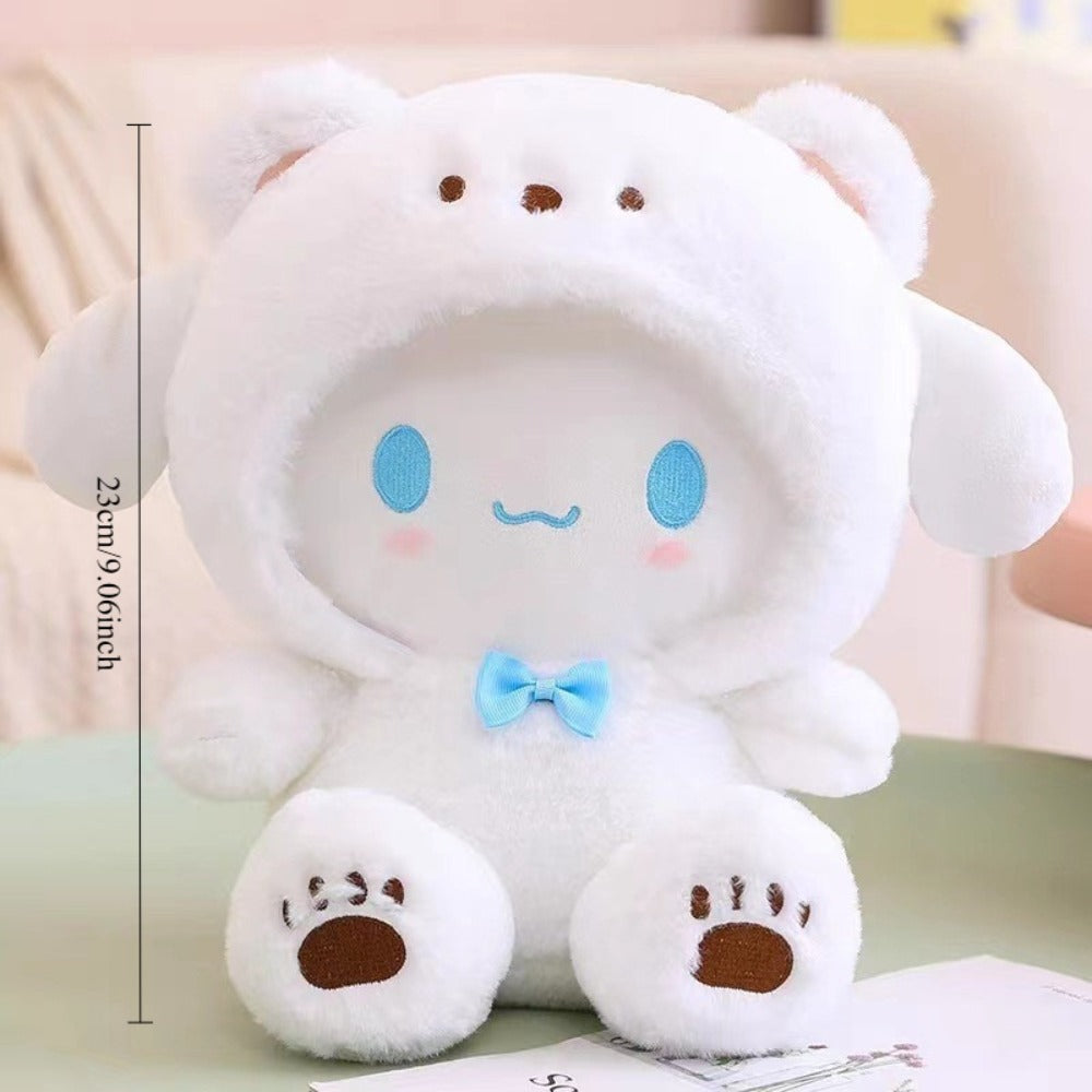 Plush Toy Big-Eared Puppy Character Doll in White, Blue Jade or Pudding Color Styles for Collecting — image 5