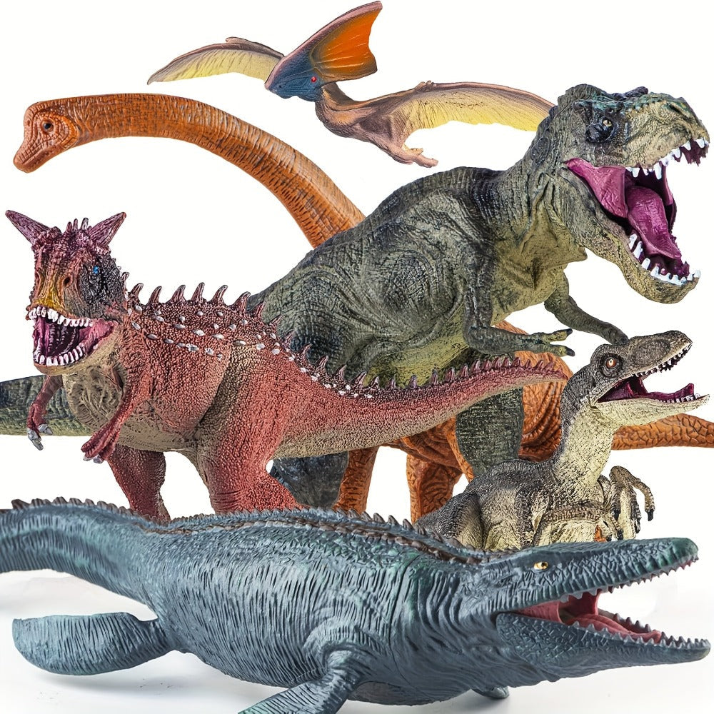 Jumbo Dinosaur Toys Set of 6, Realistic Large Dinosaur Figures for Kids, Dino World Playset for Boys & Girls Ages 3+ — image 