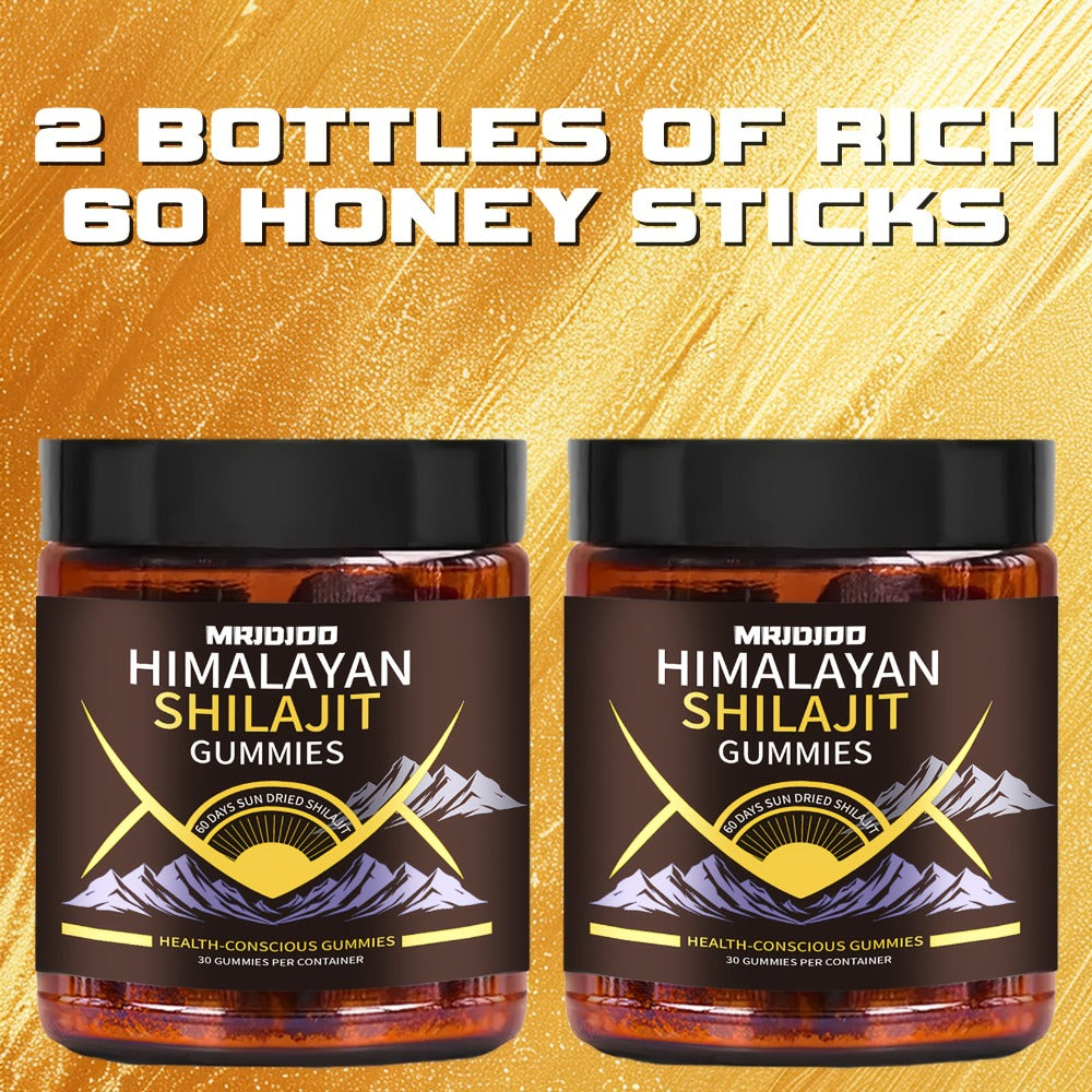Himalayan Shilajit Gummies with Manuka Honey, Fulvic & Humic Acids, Sucrose-Free Natural Formula for Energy — image 4