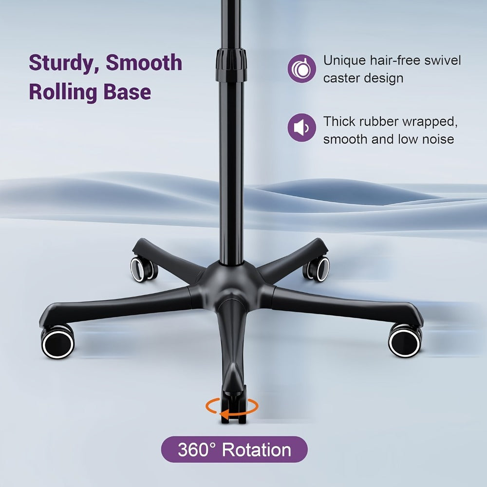 Ionic Floor-Standing Hooded Hair Dryer 1875W, Adjustable Height Professional Salon Hood Dryer for Deep — image 21