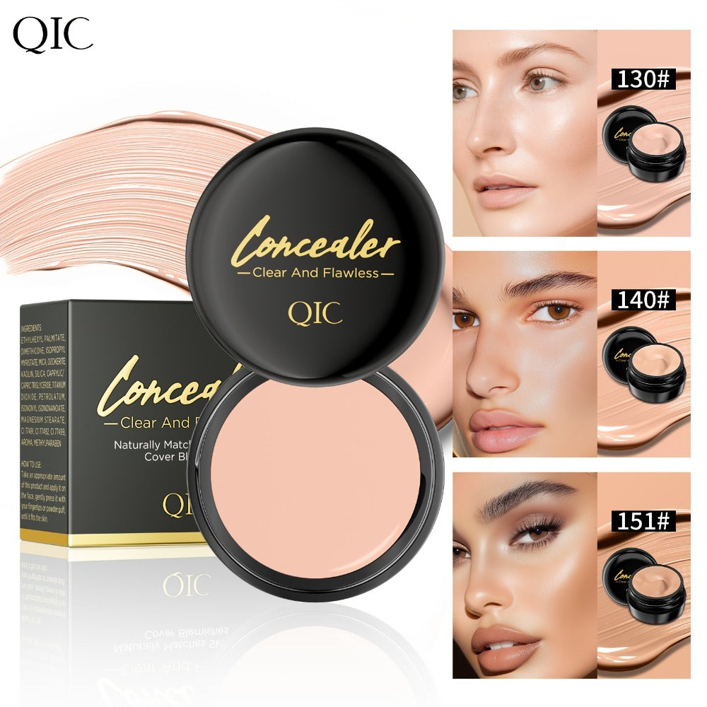 Concealer Cream Set 2pcs Full Coverage – Waterproof Matte Finish, Plant-Based Squalane, Buildable Coverage for Dark Spots — i