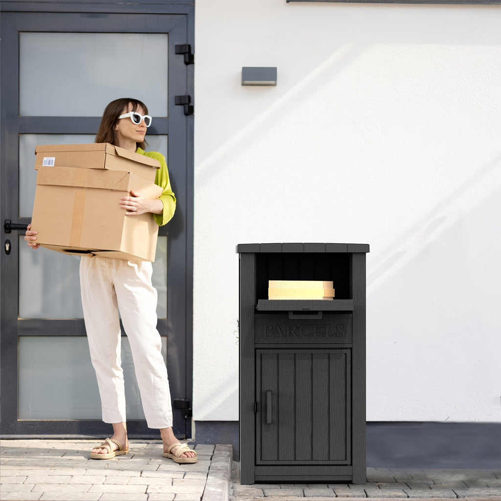 Lockable Outdoor Storage Box Waterproof Package Delivery Porch — image 1