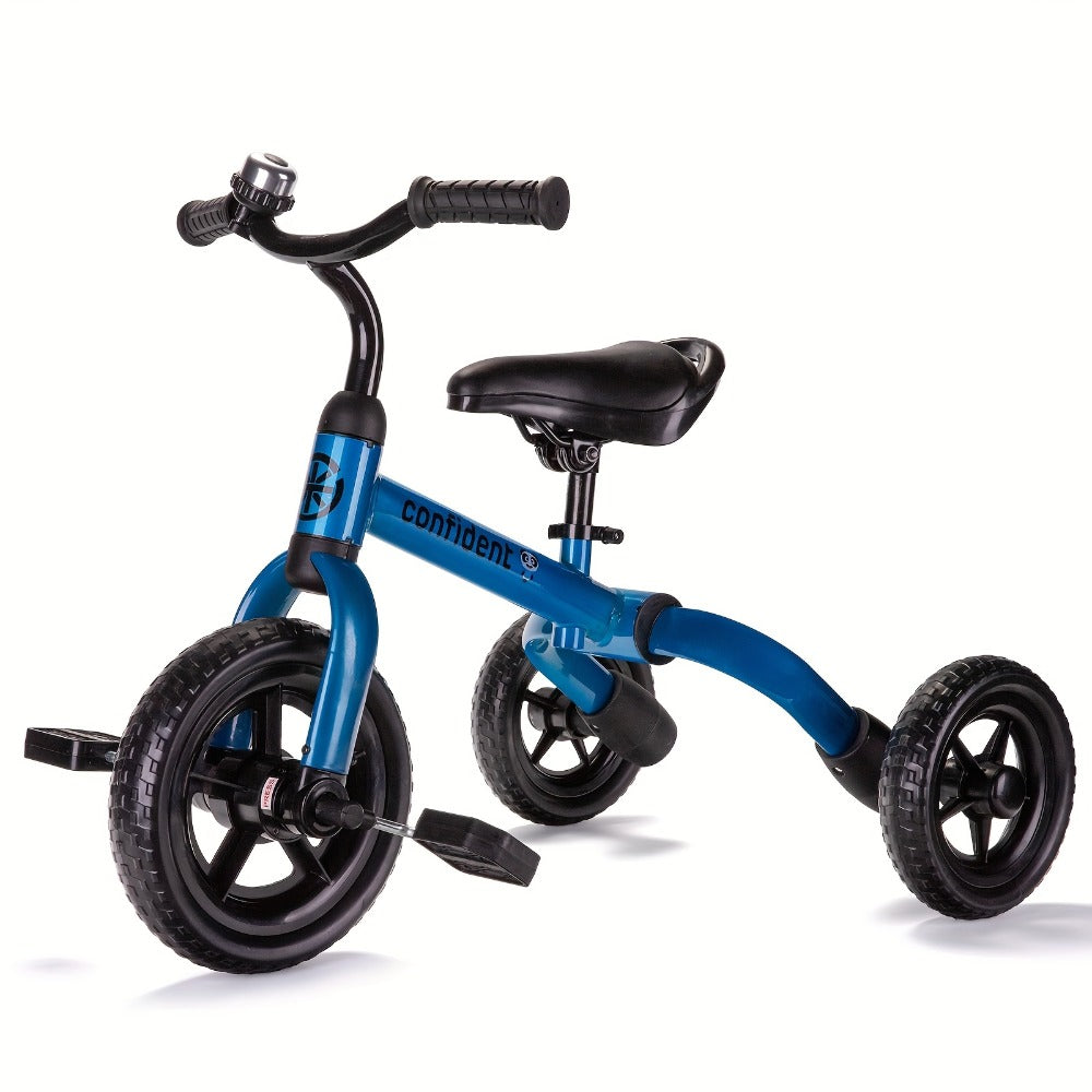 3-in-1 Toddler Tricycle & Balance Bike for Kids Ages 2-5, Folding Trike with Adjustable Seat & Removable Pedals — image 2