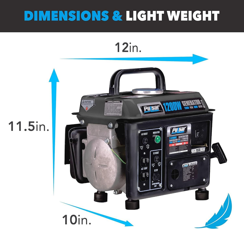 Portable Generator Gas Powered, Camping Emergency Tailgating Outdoor for Garden, Patio and Yard Use — image 23