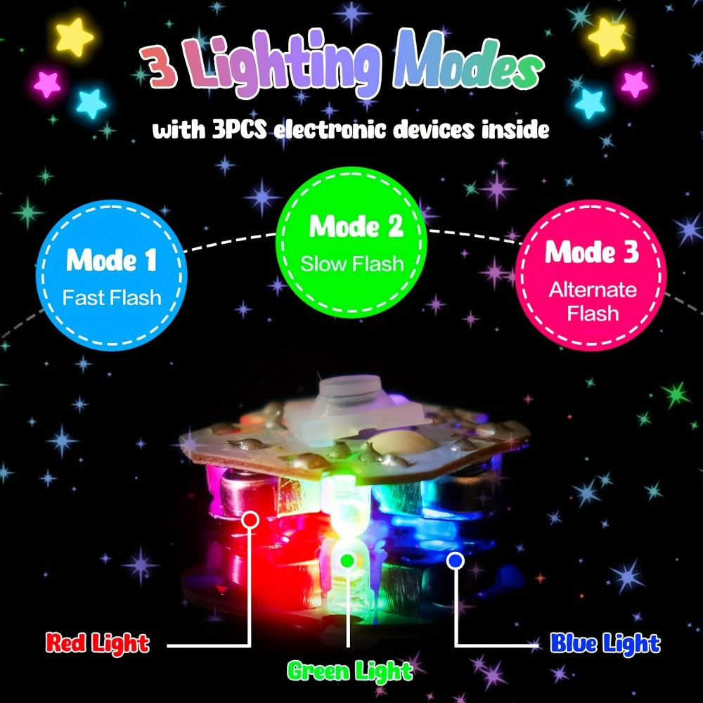 Party Favors LED Fidget-Spinner Wristbands, 30-Piece Multicolor Light-Up Set for Night Events — image 7