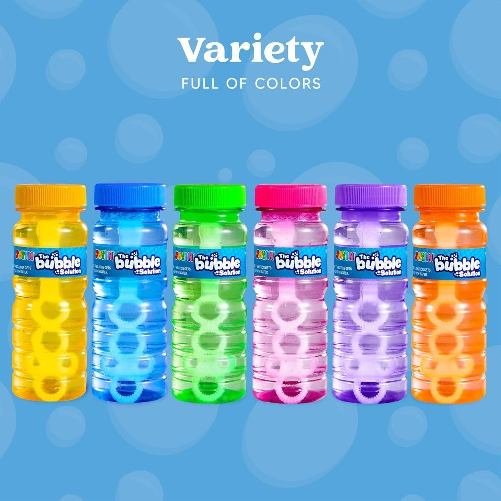 Party Favors Bubble Bottles with Wands, 4 oz Each in 6-, 12- or 24-Piece Event Packs for Celebrations — image 2
