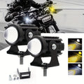 Dual-Color LED Vehicle Work Light Set, Two-Piece 8–80 V Pair with 6000 K White and 3000 K Yellow Output — image 1