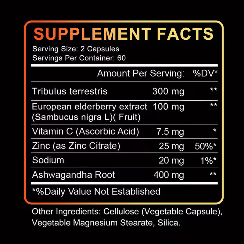 Bunkell Capsule Supplement, 120-Count Bottle with Two-Capsule Serving and 60-Serving Label — image 4