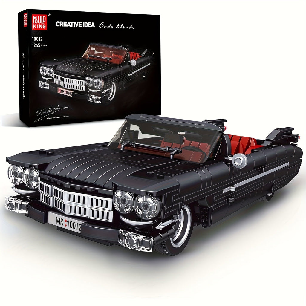 Mould King 10012 Black Sports Car Building Blocks Set 1245 Pcs, MOC Supercar Model Kit for Adults & Teens 14+ — image 8