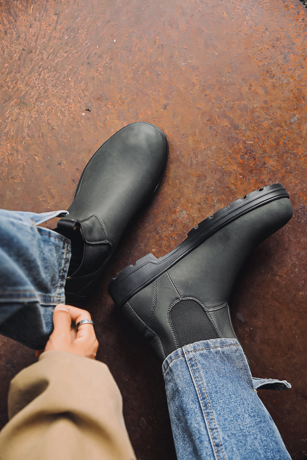 Chelsea Men's Leather Boots