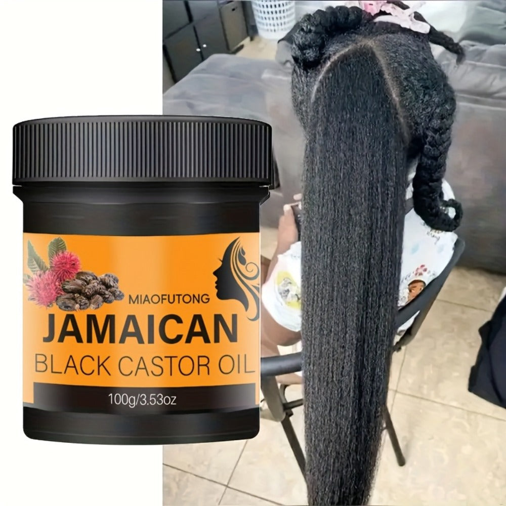 Black Castor Oil Hair Milk 5pcs, 100% Jamaica Pure Cold-Pressed Castor Oil Leave-In for Curly, Coily & Textured Hair — image 