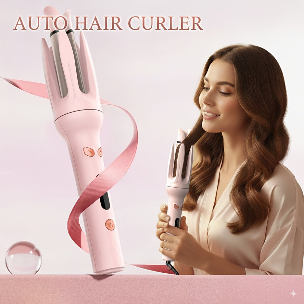 Automatic Rotating Curling Wand Hair Styling Tool with 150-210 C Settings and Three Color Options — image 2