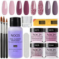 Acrylic Nail Kit NOCIS Four 10g Pink, Mauve and Glitter Powders with Liquid Monomer, Three Brushes and File — image 10