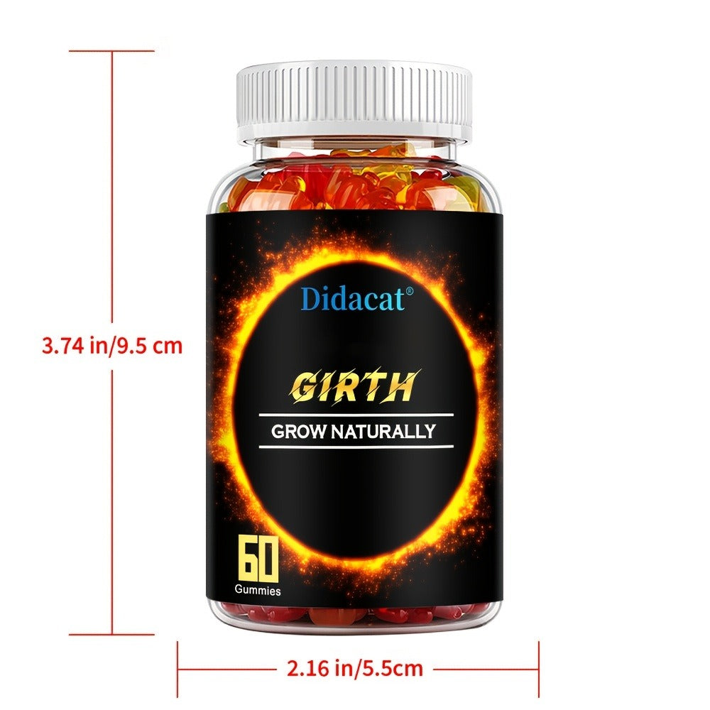 GIRTH Men's Performance Gummies with Ashwagandha for Bath Time, Home Spa and Personal Care — image 3