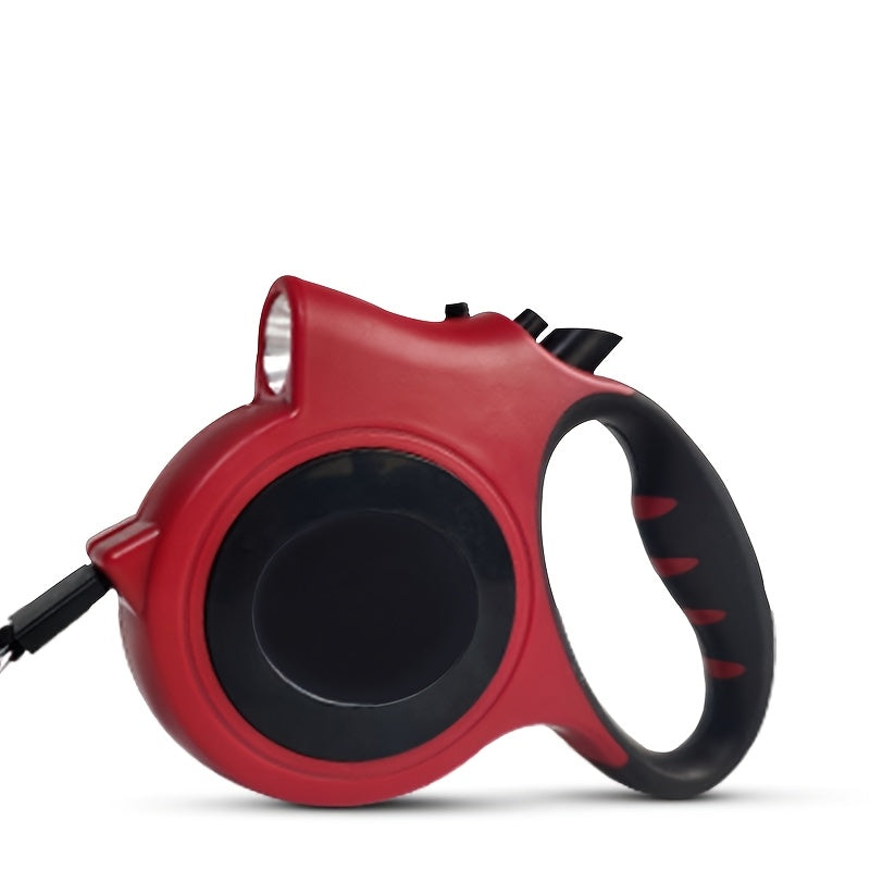 Retractable Dog Leash with 16-Foot Tape and Five Red, Black or Pink Light and No-Light Configurations — image 14