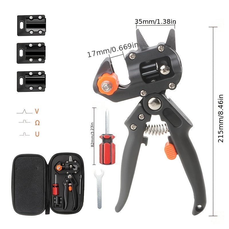 Grafting Pruning Shears Professional Garden Grafting Tool, Branch Cutter Secateur & Grafting Scissors for Fruit Tree Vaccinat