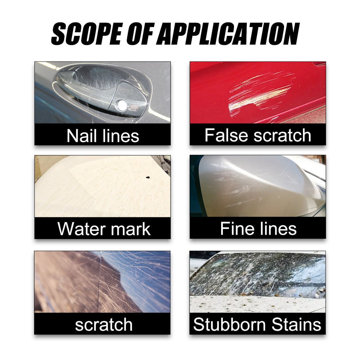 Car Scratch Remover Cloth, Car Paint Scratches Polishing Care Repair Cloth