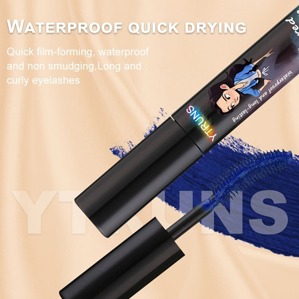 YTRUNS Colored Mascara in Six Shades from White and Brown to Black, Green, Blue or Purple with Curved Wands — image 16